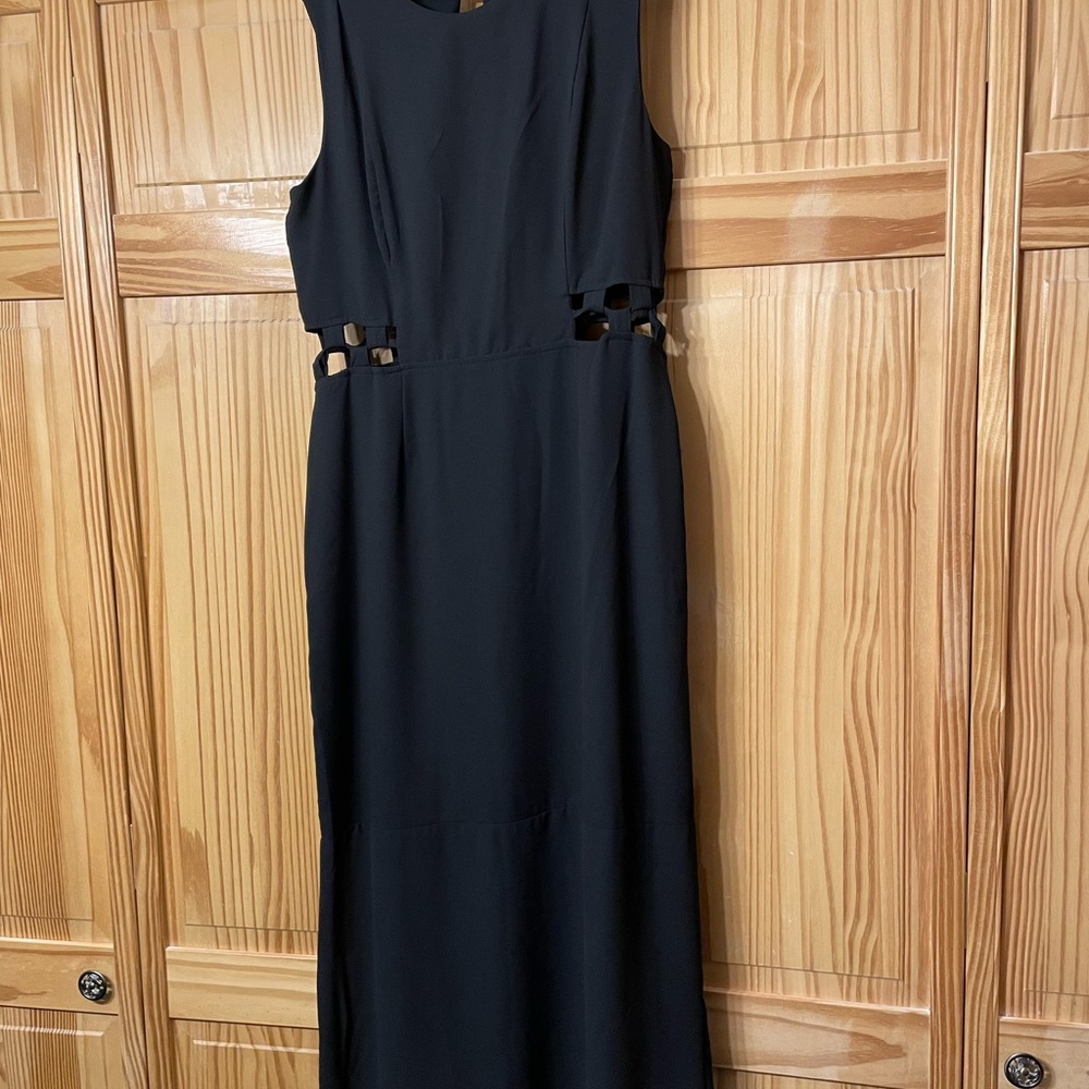 NWOT -  Black Cut-Out Summer Dress- Size Medium
